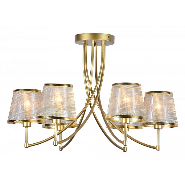 фото Люстра на штанге 1126 1126/6pl gold escada
