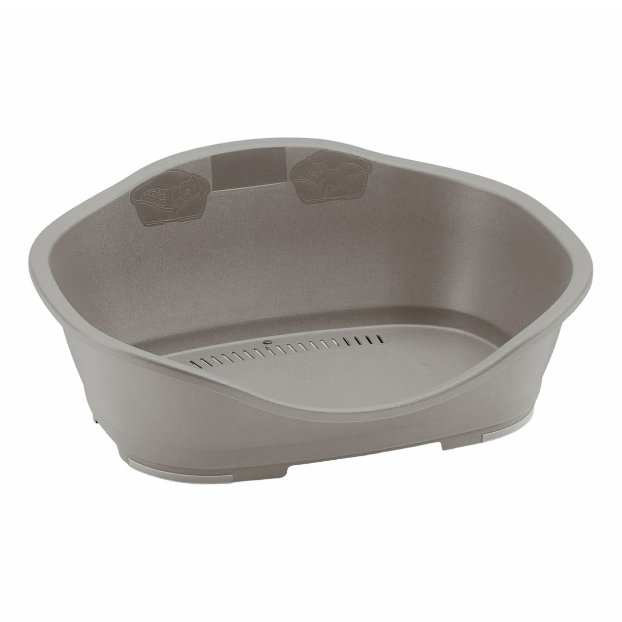 

Лежанка для кошек и собак Stefanplast Sleeper 68,5 x 49 x 27,5 см пластик бежевый