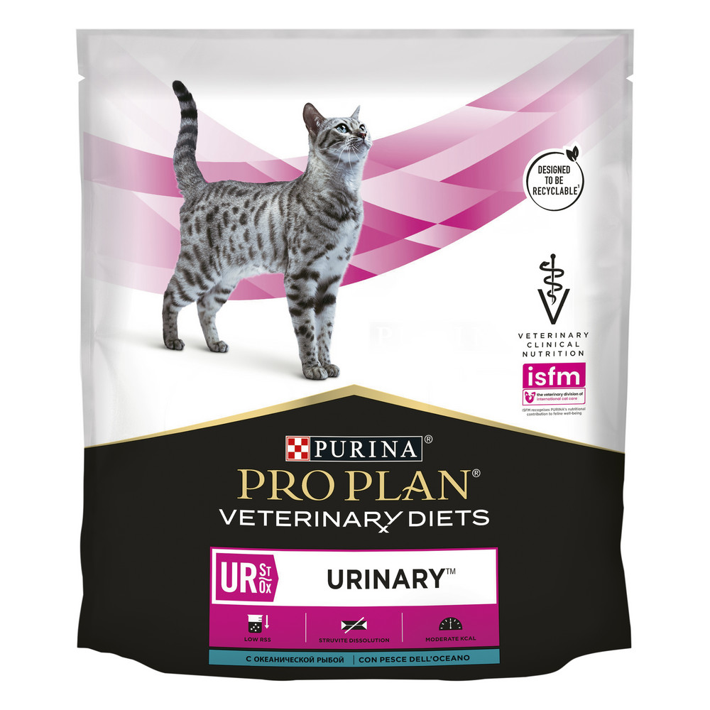 Сухой корм для кошек PRO PLAN VETERINARY DIETS UR при болезни мочевых путей, рыба, 350 г