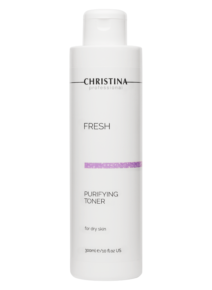 Тоник очищающий  для сухой кожи Christina Fresh, 300 мл christina тоник очищающий балансирующий purify