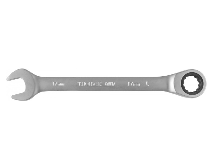 

Ключ гаечный комбинированный трещоточный 17 мм Thorvik CRW17, 53511
