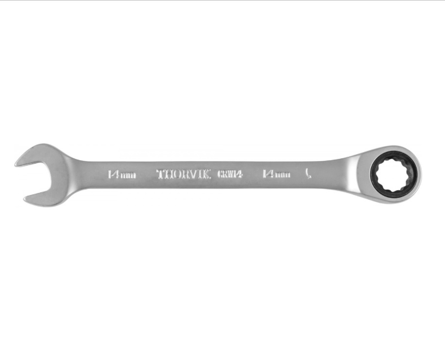 

Ключ гаечный комбинированный трещоточный 14 мм Thorvik CRW14, 53508