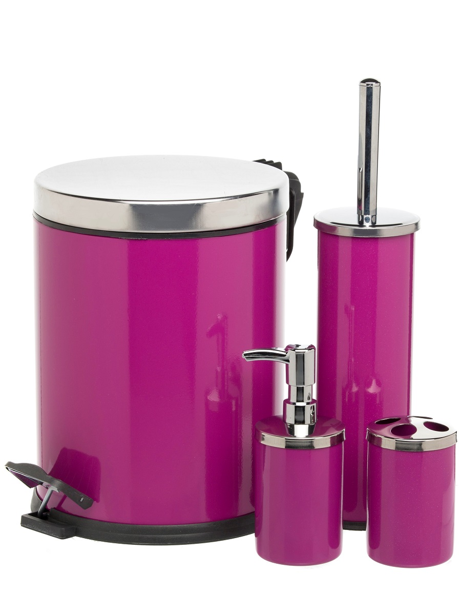 Набор для ванной комнаты Navako Nebula 4Set Fuchsia