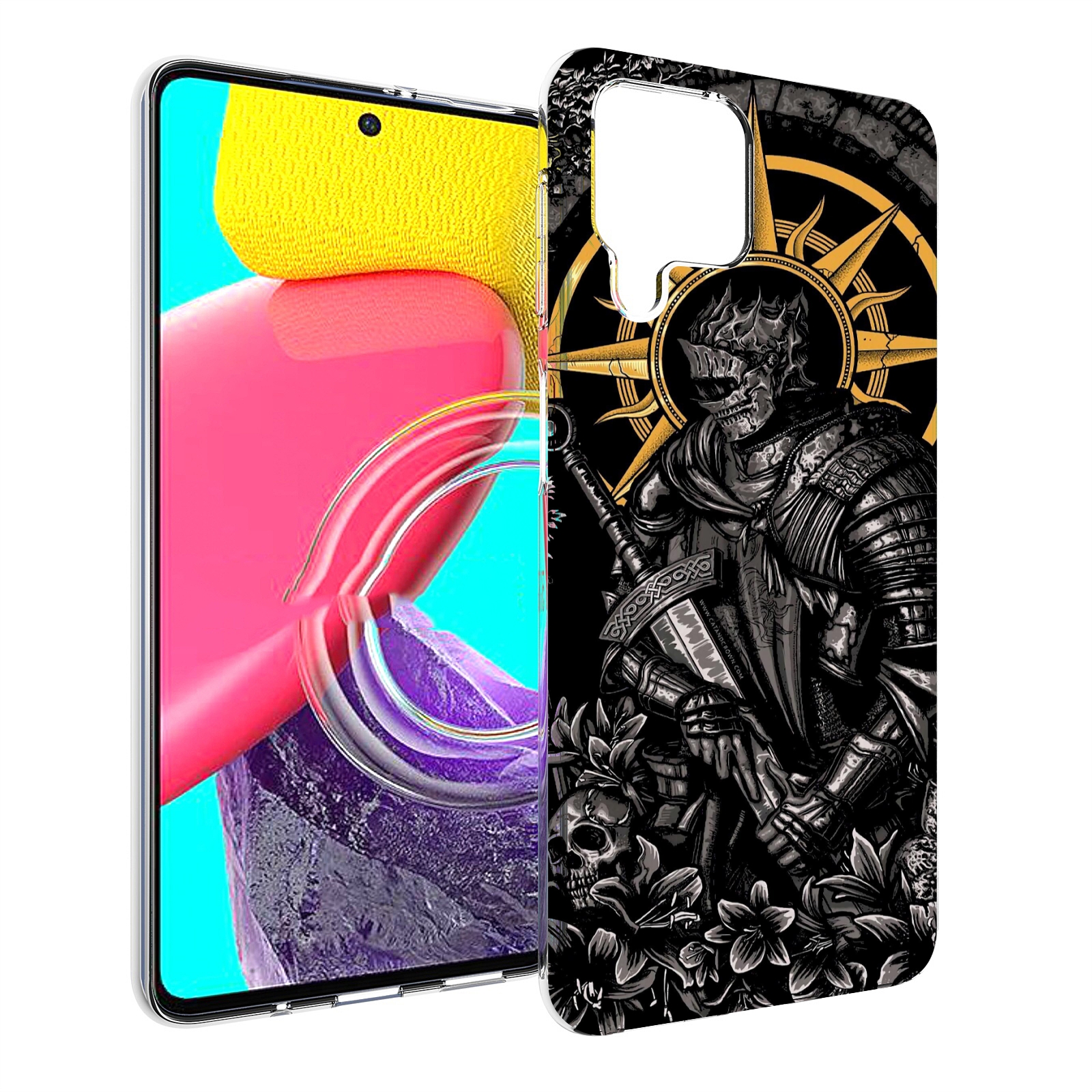 

Чехол Mypads Темный Железный Рыцарь Для Samsung Galaxy M53 (Sm-M536), Прозрачный, Tocco