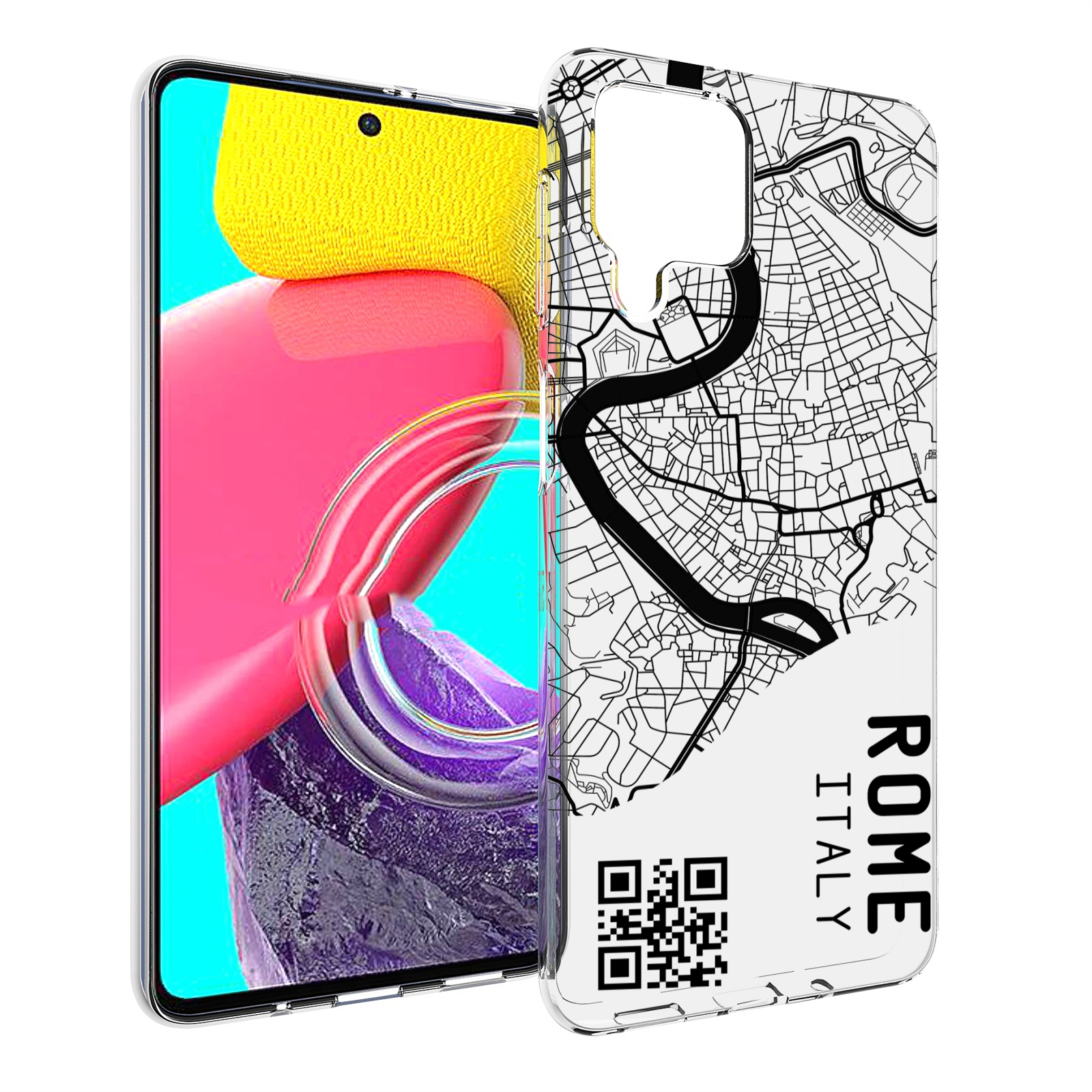 

Чехол Mypads Схема-Рим Для Samsung Galaxy M53 (Sm-M536), Прозрачный, Tocco