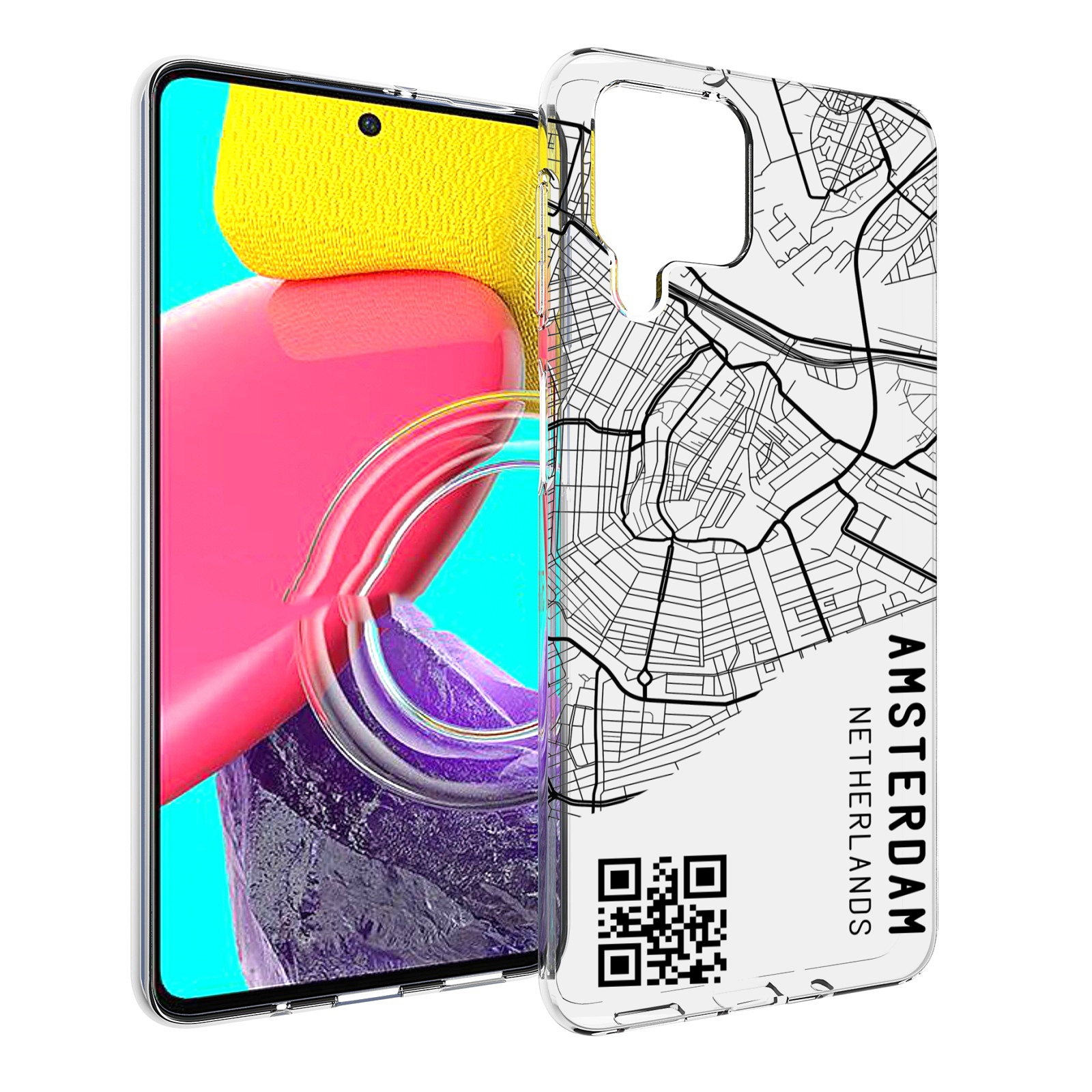 

Чехол Mypads Схема-Амстердам Для Samsung Galaxy M53 (Sm-M536), Прозрачный, Tocco