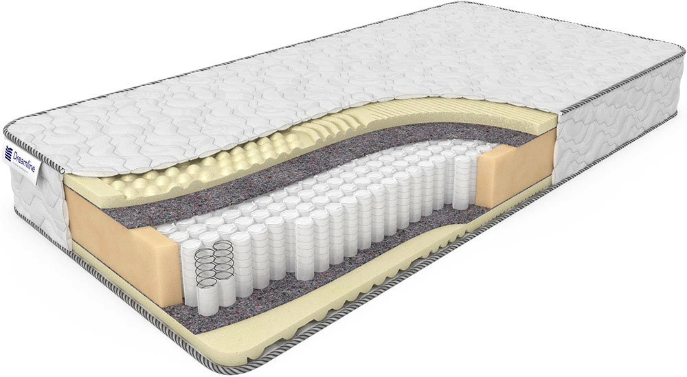 

Матрас Дримлайн Natural Komfort Massage S-1000 120х186х20, Белый, Natural Komfort Massage S-1000