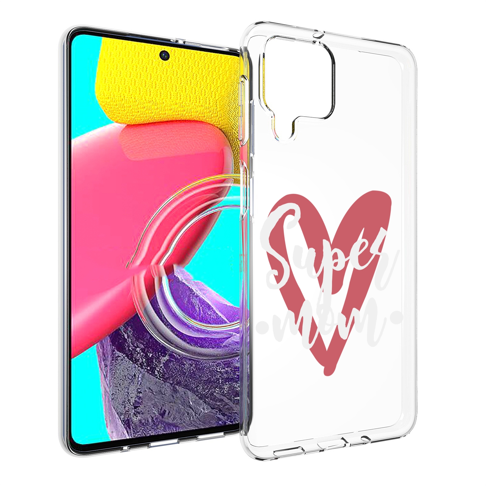 

Чехол Mypads Супер-Мать Для Samsung Galaxy M53 (Sm-M536), Прозрачный, Tocco
