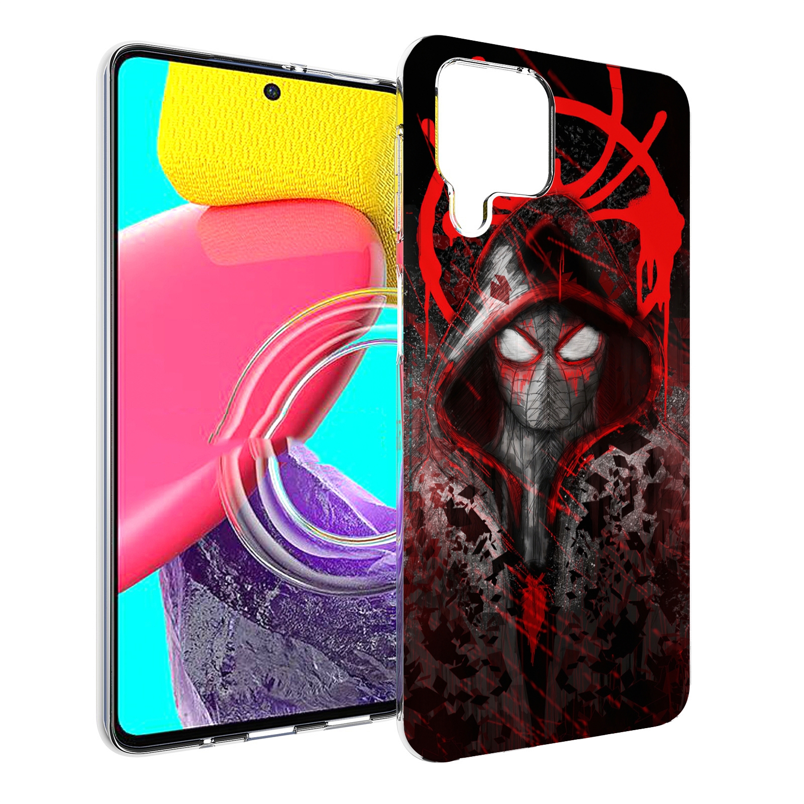

Чехол Mypads Страшный Человек Паук Мужской Для Samsung Galaxy M53 (Sm-M536), Прозрачный, Tocco