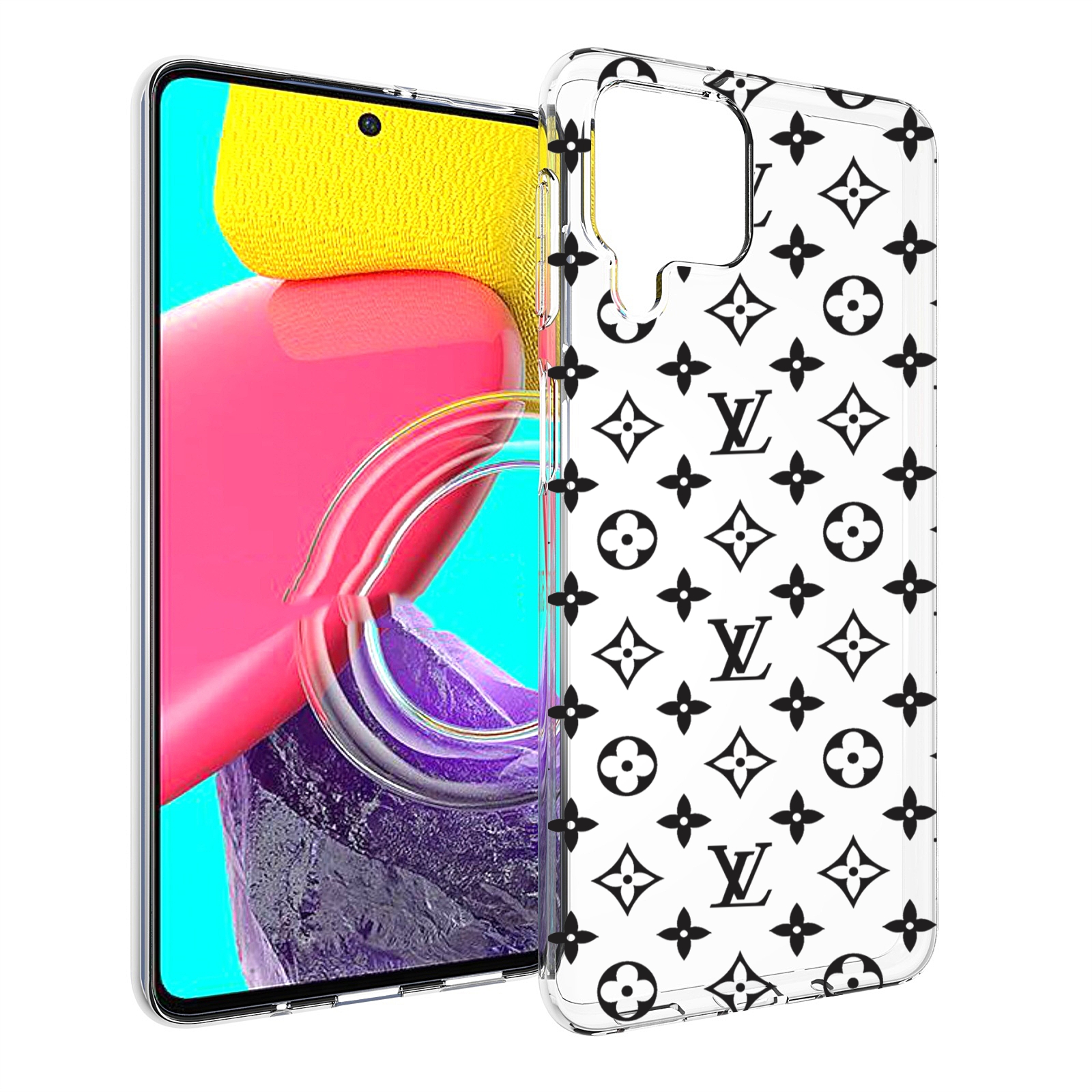 

Чехол Mypads Стильный-Принт-На Для Samsung Galaxy M53 (Sm-M536), Прозрачный, Tocco