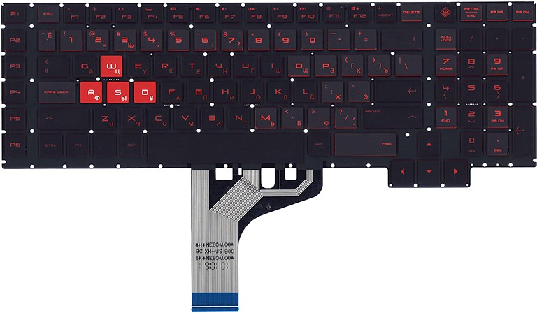 

Клавиатура OEM для ноутбука HP OMEN 17-CB 17-cb1000