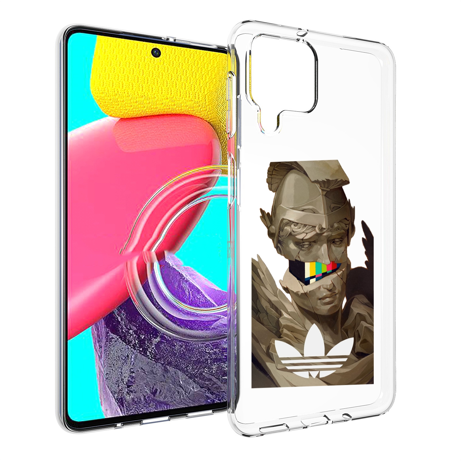 

Чехол Mypads Статуя-Адидас Для Samsung Galaxy M53 (Sm-M536), Прозрачный, Tocco