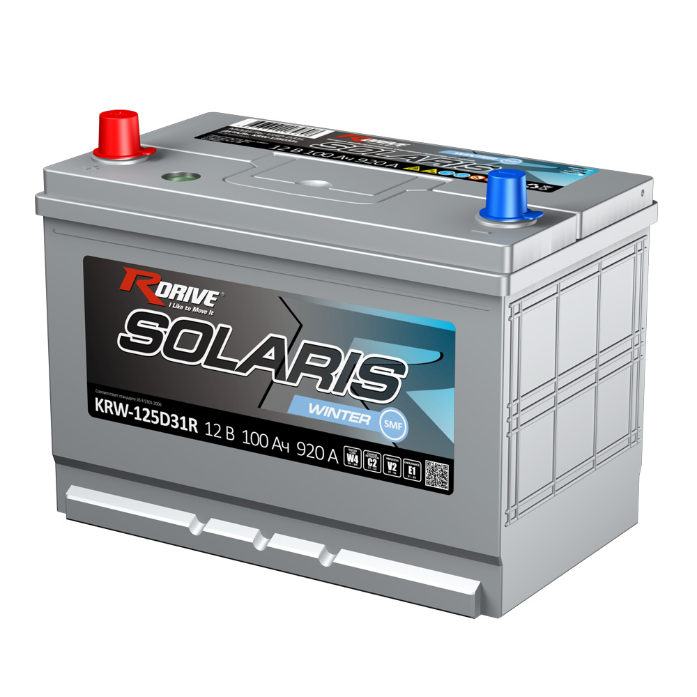 фото Аккумулятор rdrive solaris 125d31r