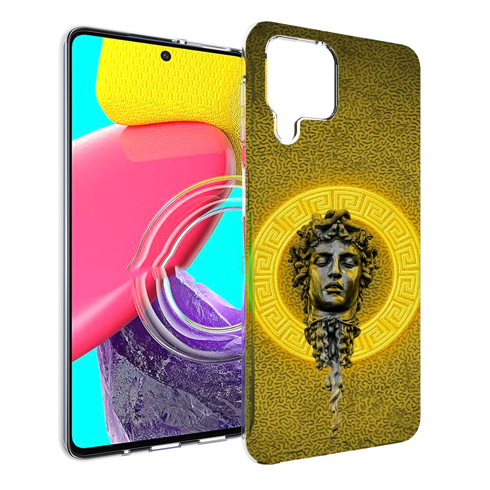 

Чехол Mypads Статуя Версачи Для Samsung Galaxy M53 (Sm-M536), Прозрачный, Tocco