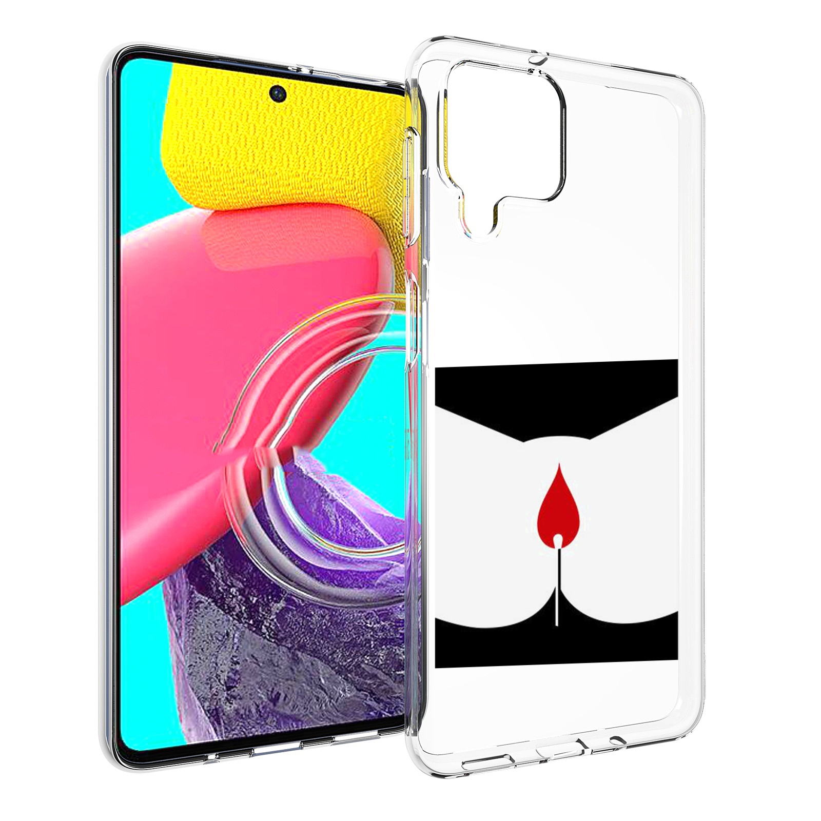 

Чехол Mypads Спичка Горит Для Samsung Galaxy M53 (Sm-M536), Прозрачный, Tocco