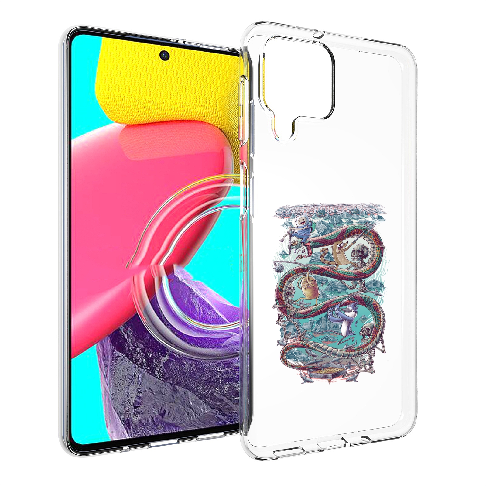 Чехол Mypads Время Приключений Страшилка Для Samsung Galaxy M53 (Sm-M536)