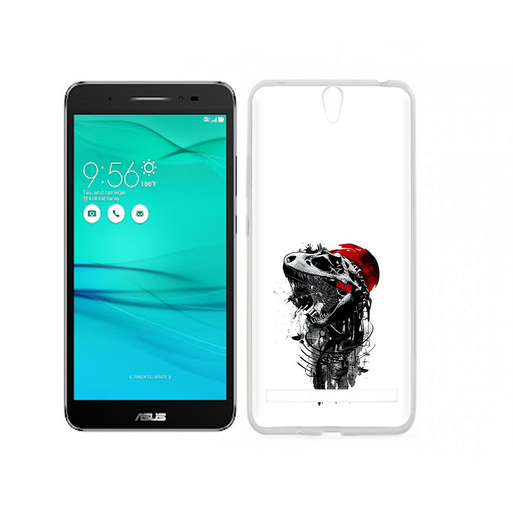 

Чехол MyPads Tocco для Asus ZenFone Go (ZB690KG) вымерший динозавр, Прозрачный, Tocco