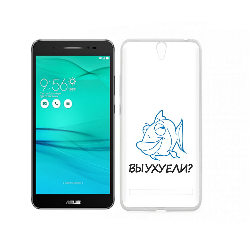 

Чехол MyPads Tocco для Asus ZenFone Go (ZB690KG) вы ухуели, Прозрачный, Tocco
