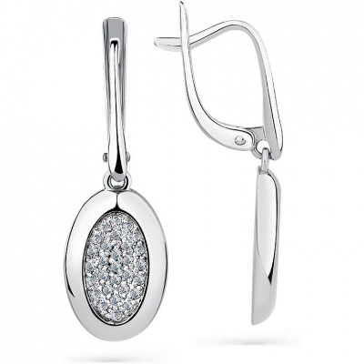 

Серьги из белого золота с 58 фианитами Master Brilliant 002-0338-0001-031, 002-0338-0001-031