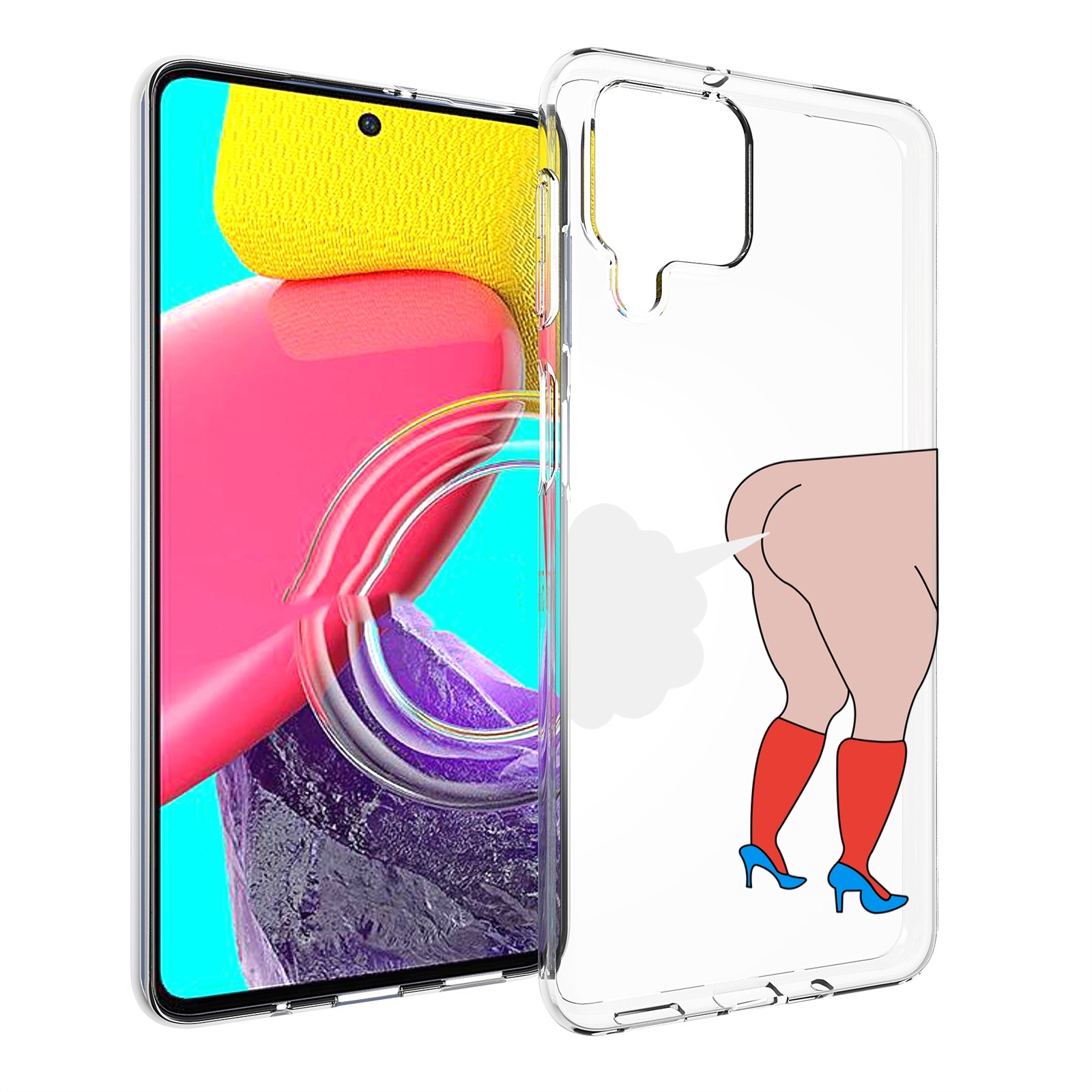 Чехол Mypads Смешная-Ситуация Детский Для Samsung Galaxy M53 (Sm-M536)