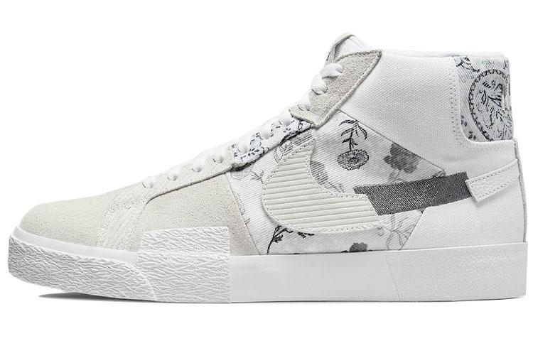 

Кеды унисекс Nike Blazer Mid Edge белые 43 EU, Белый, Blazer Mid Edge