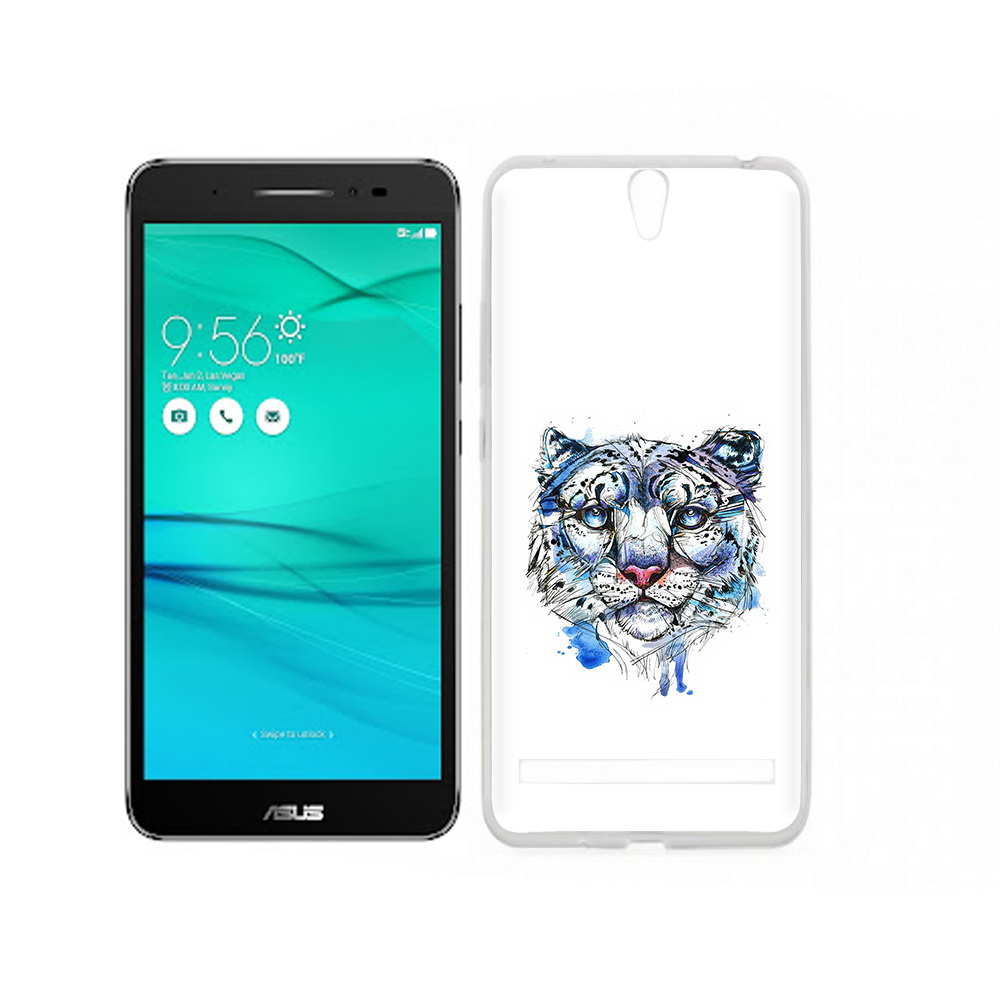

Чехол MyPads Tocco для Asus ZenFone Go (ZB690KG) водяной тигр, Прозрачный, Tocco
