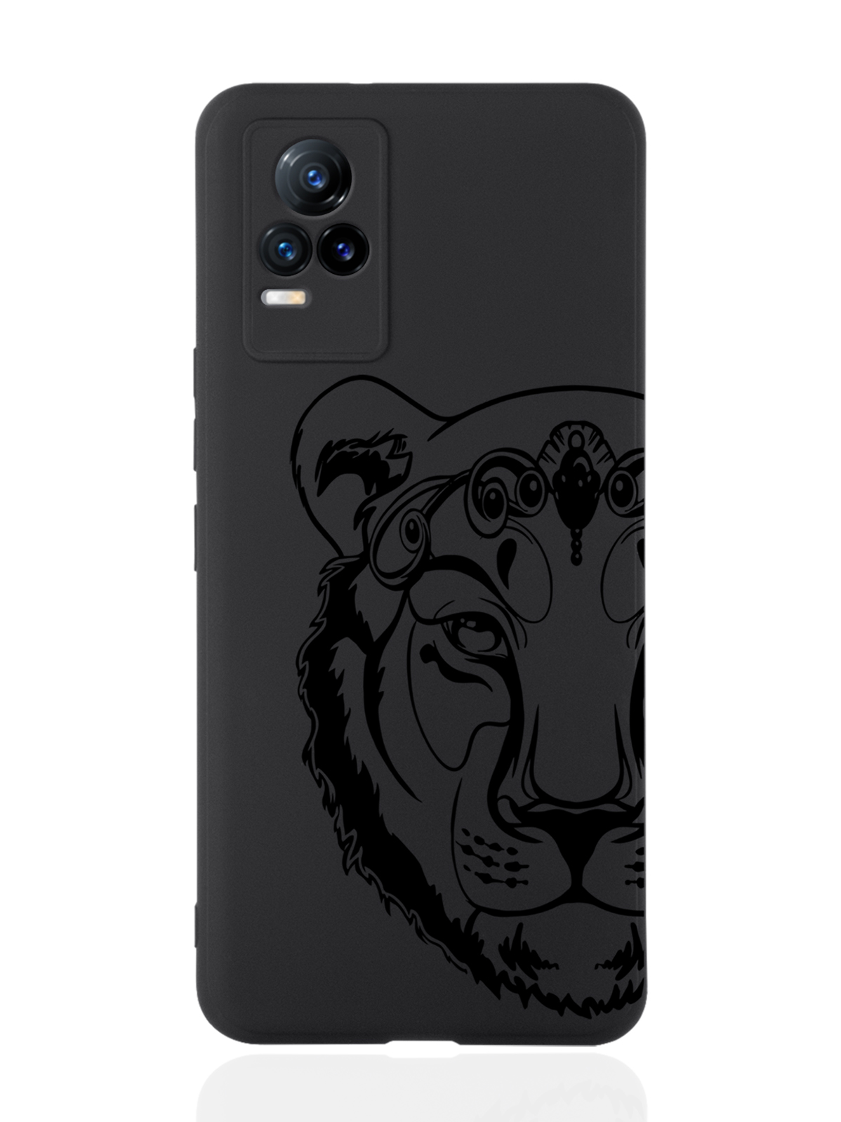 

Чехол MustHaveCase для Vivo V21e Львица черный