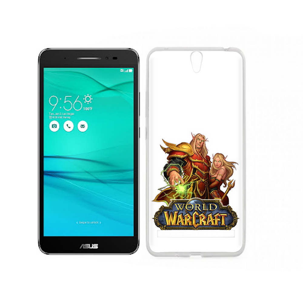 

Чехол MyPads Tocco для Asus ZenFone Go (ZB690KG) варкрафт2, Прозрачный, Tocco