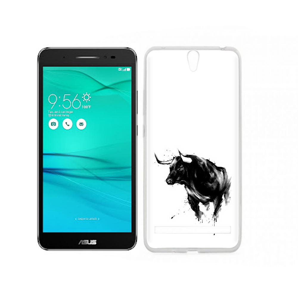 

Чехол MyPads Tocco для Asus ZenFone Go (ZB690KG) бык, Прозрачный, Tocco