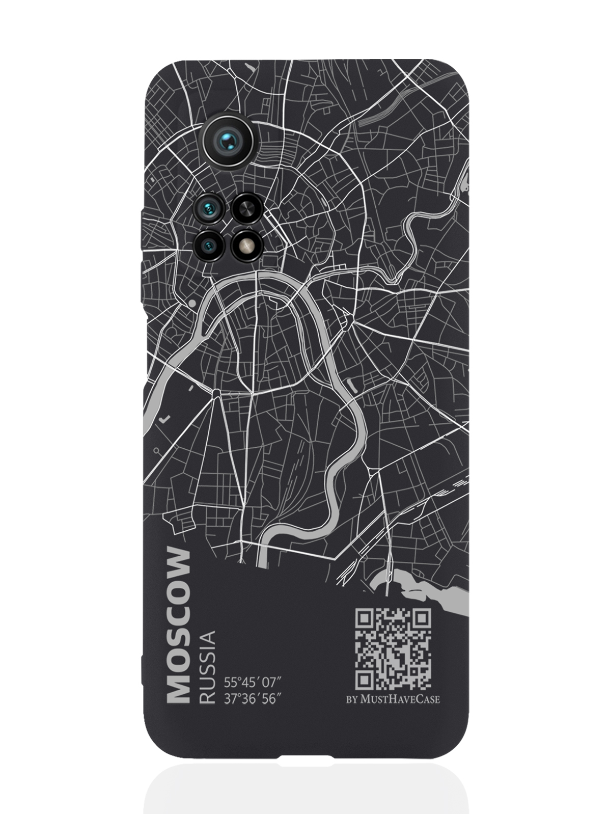 

Чехол MustHaveCase для Xiaomi Mi 10T Карта Москвы черный, Серый;черный