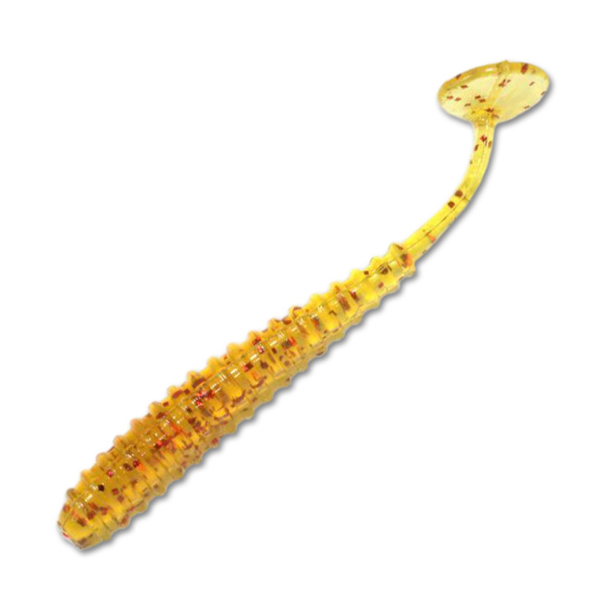 

Силиконовая приманка REINS AJI RINGER SHAD 1.5 Цв. 566 Motor oil red falke, Красный;оранжевый, Aji Ringer Shad