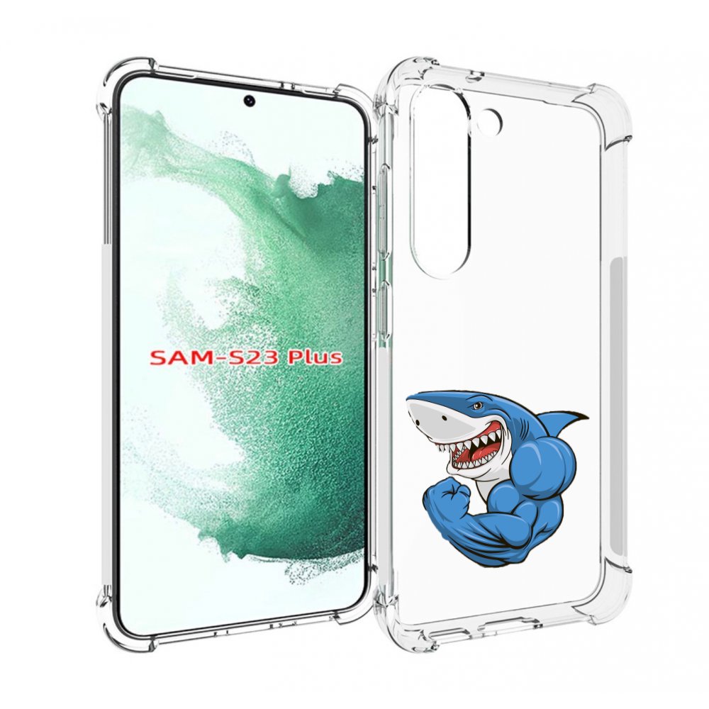 

Чехол MyPads накаченная акула для Samsung Galaxy S23 Plus +, Прозрачный, Tocco