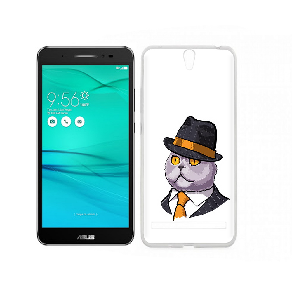 

Чехол MyPads Tocco для Asus ZenFone Go (ZB690KG) британец, Прозрачный, Tocco