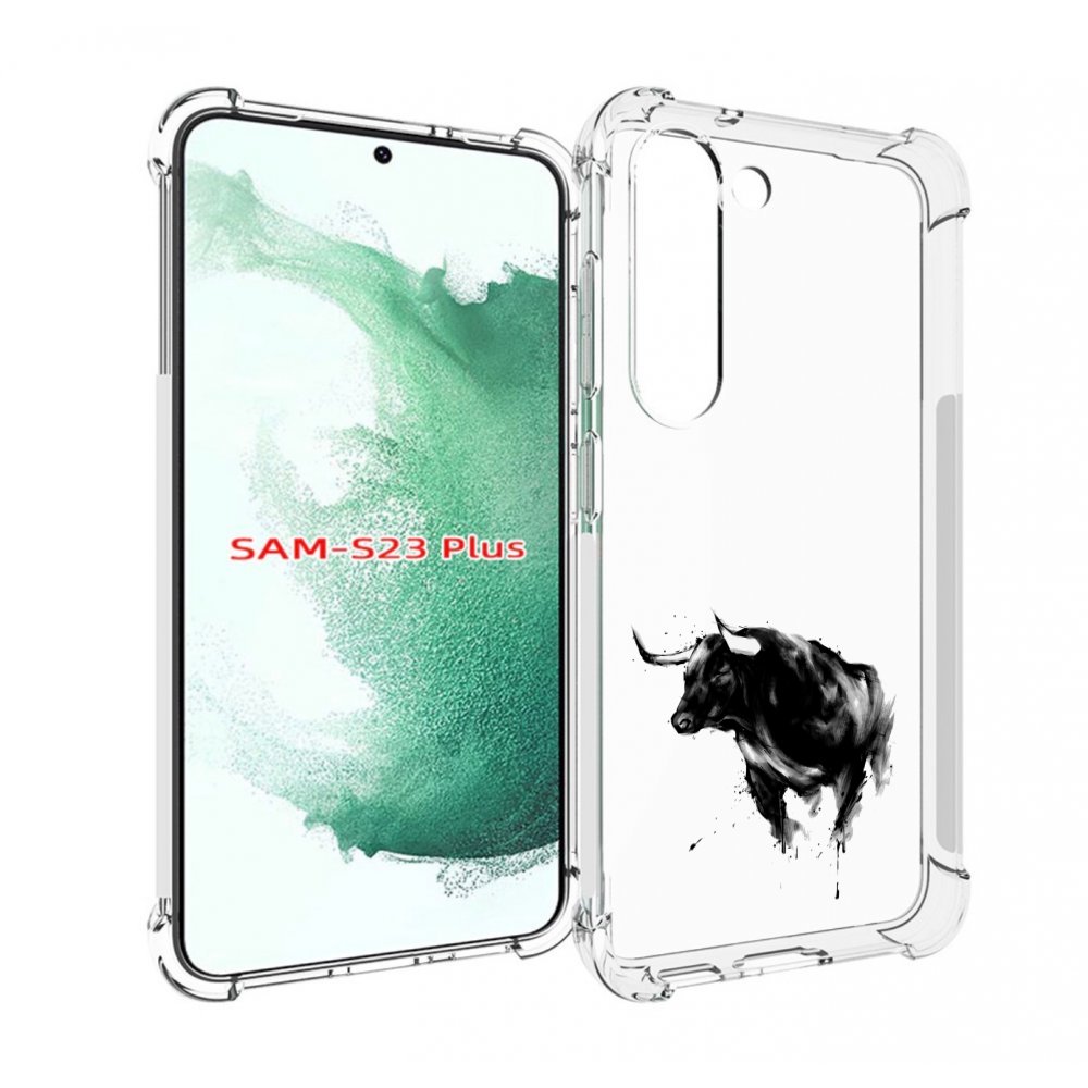 

Чехол MyPads бык для Samsung Galaxy S23 Plus +, Прозрачный, Tocco