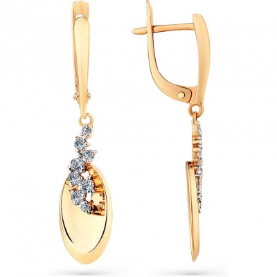 

Серьги из красного золота с 16 фианитами Master Brilliant 002-0220-0001-011, 002-0220-0001-011