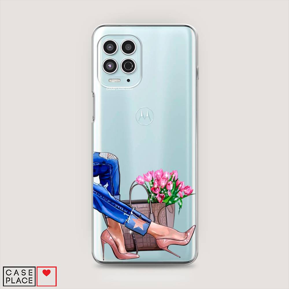 

Чехол Awog на Motorola Moto G100 "Каблучки", Разноцветный, 241650-7