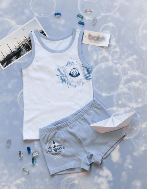 Майка бельевая детская Batik 00117_BAT, белый, 134