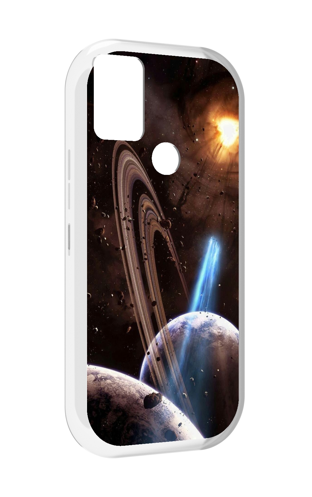 

Чехол MyPads сатурн в космосе для UMIDIGI A9, Прозрачный, Tocco