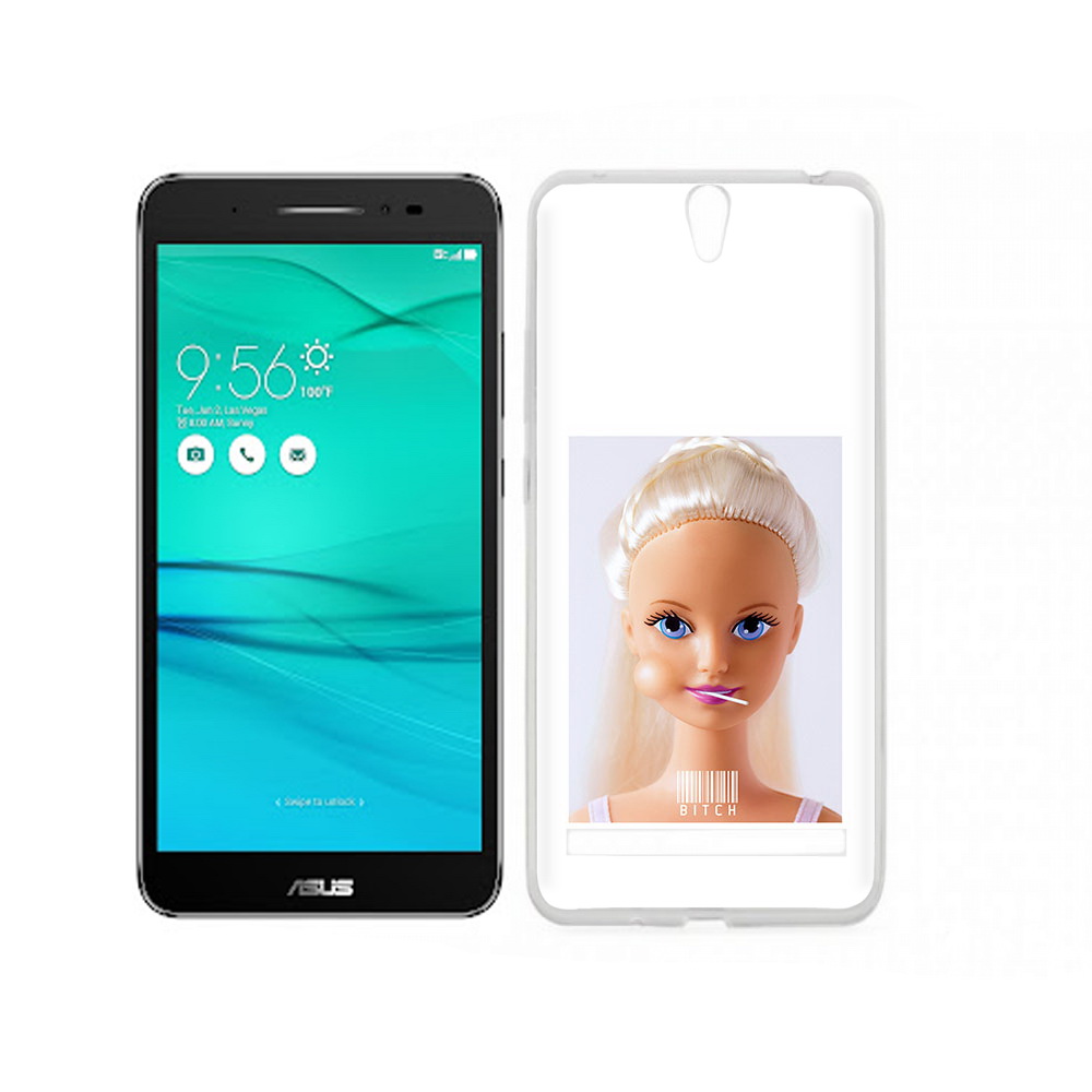 Чехол MyPads Tocco для Asus ZenFone Go (ZB690KG) барби