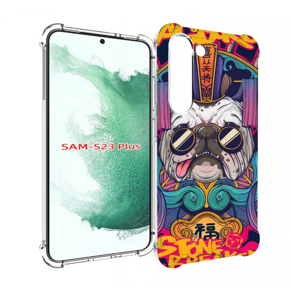 

Чехол MyPads мопс агро яркая для Samsung Galaxy S23 Plus +, Прозрачный, Tocco