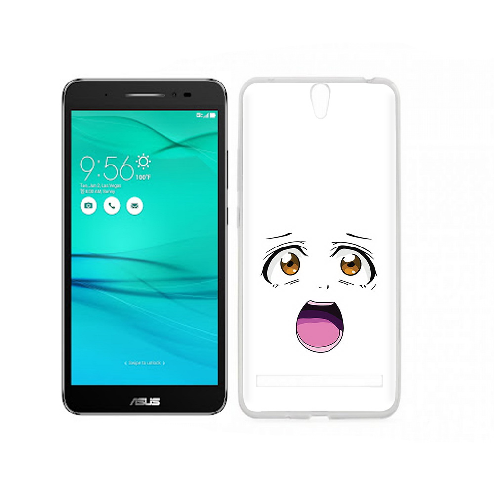 

Чехол MyPads Tocco для Asus ZenFone Go (ZB690KG) аниме лицо, Прозрачный, Tocco
