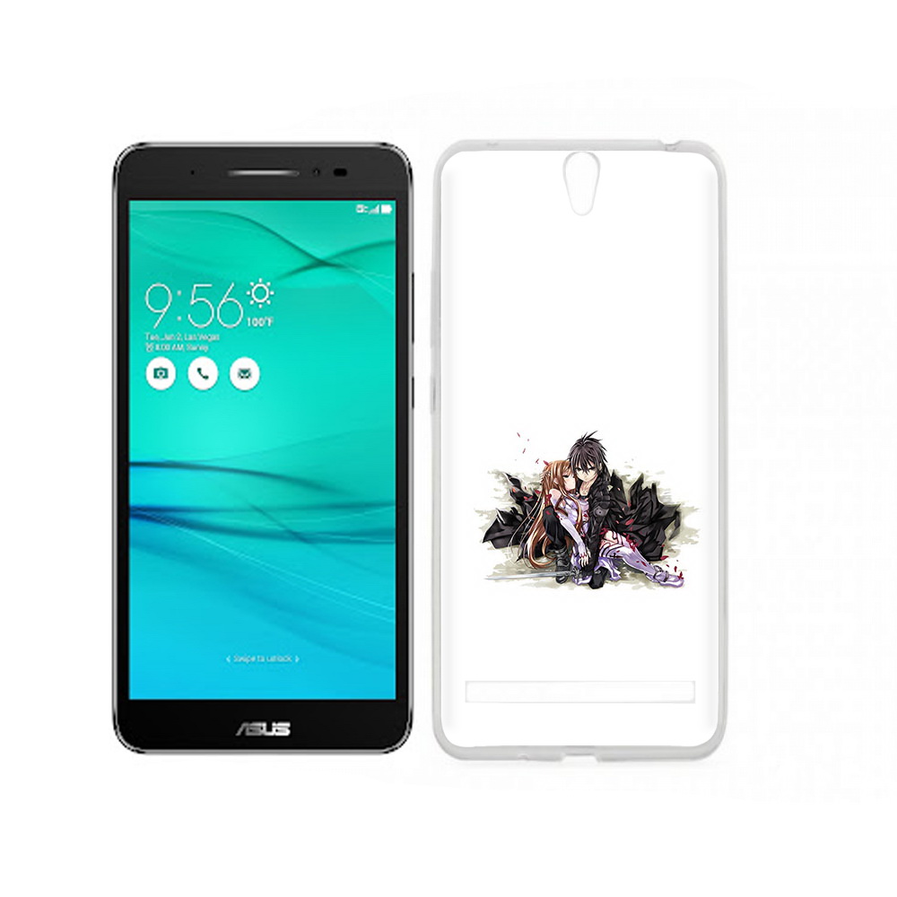 

Чехол MyPads Tocco для Asus ZenFone Go (ZB690KG) аниме асуна, Прозрачный, Tocco