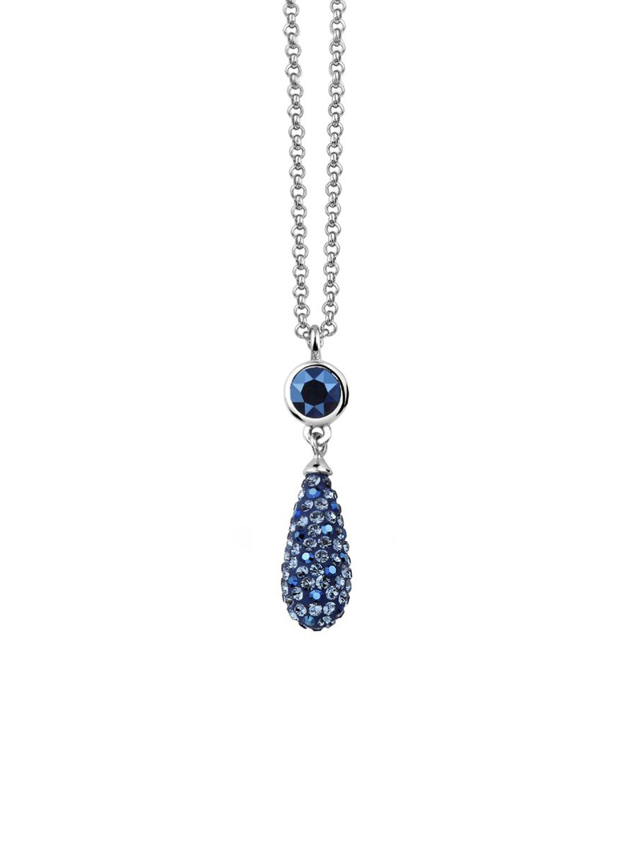 Колье из серебра со swarovski 42 см Phantasya S533 72 RH