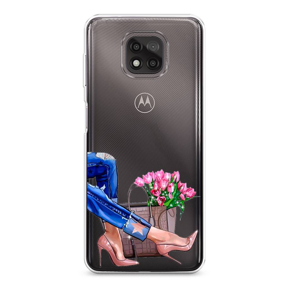

Чехол Awog на Motorola Moto G Power 2021 "Каблучки", Разноцветный, 242750-7