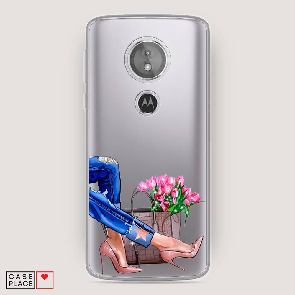 

Чехол Awog на Motorola Moto E5 / Моторола Мото E5 "Каблучки", Разноцветный, 241050-7