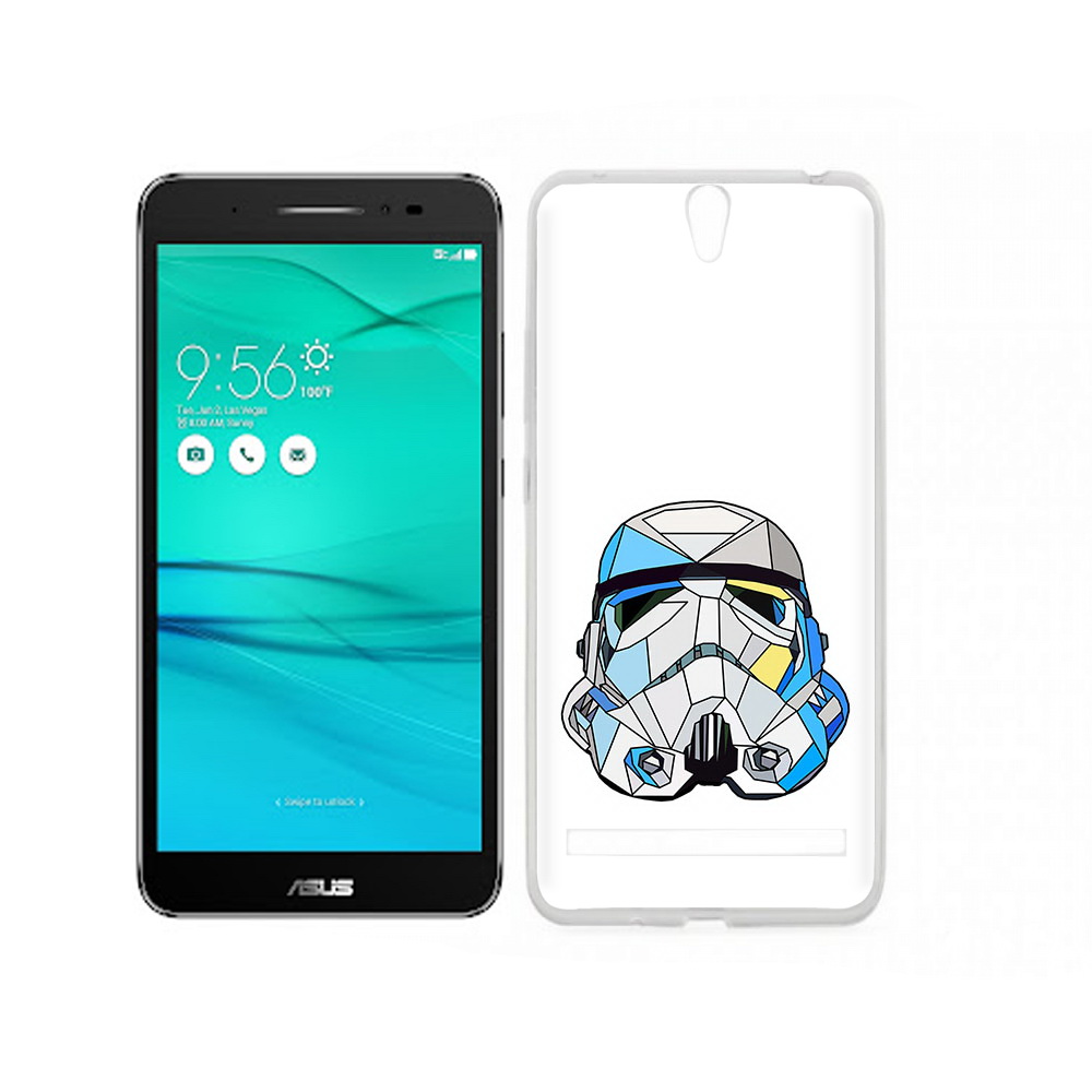 

Чехол MyPads Tocco для Asus ZenFone Go (ZB690KG) star wars дарт вейдер, Прозрачный, Tocco