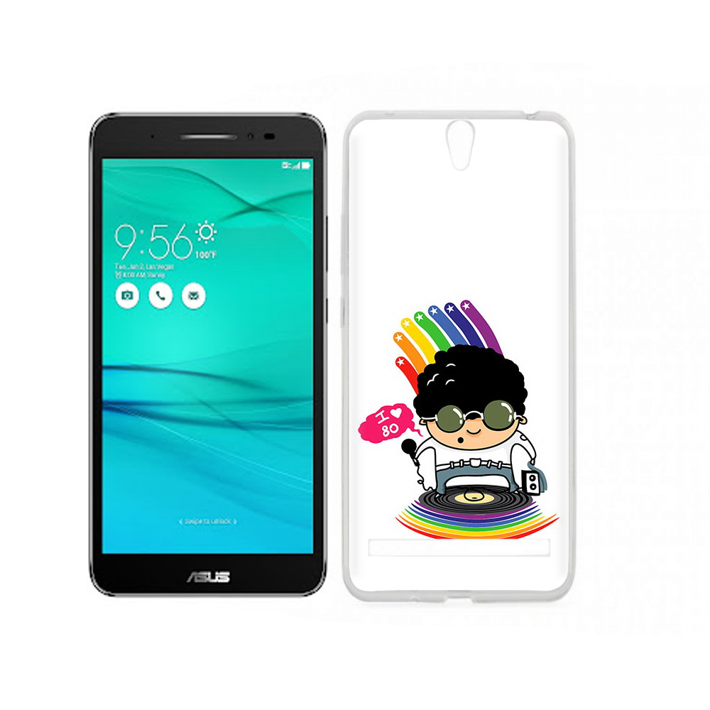 

Чехол MyPads Tocco для Asus ZenFone Go (ZB690KG) Я люблю 80-е, Прозрачный, Tocco