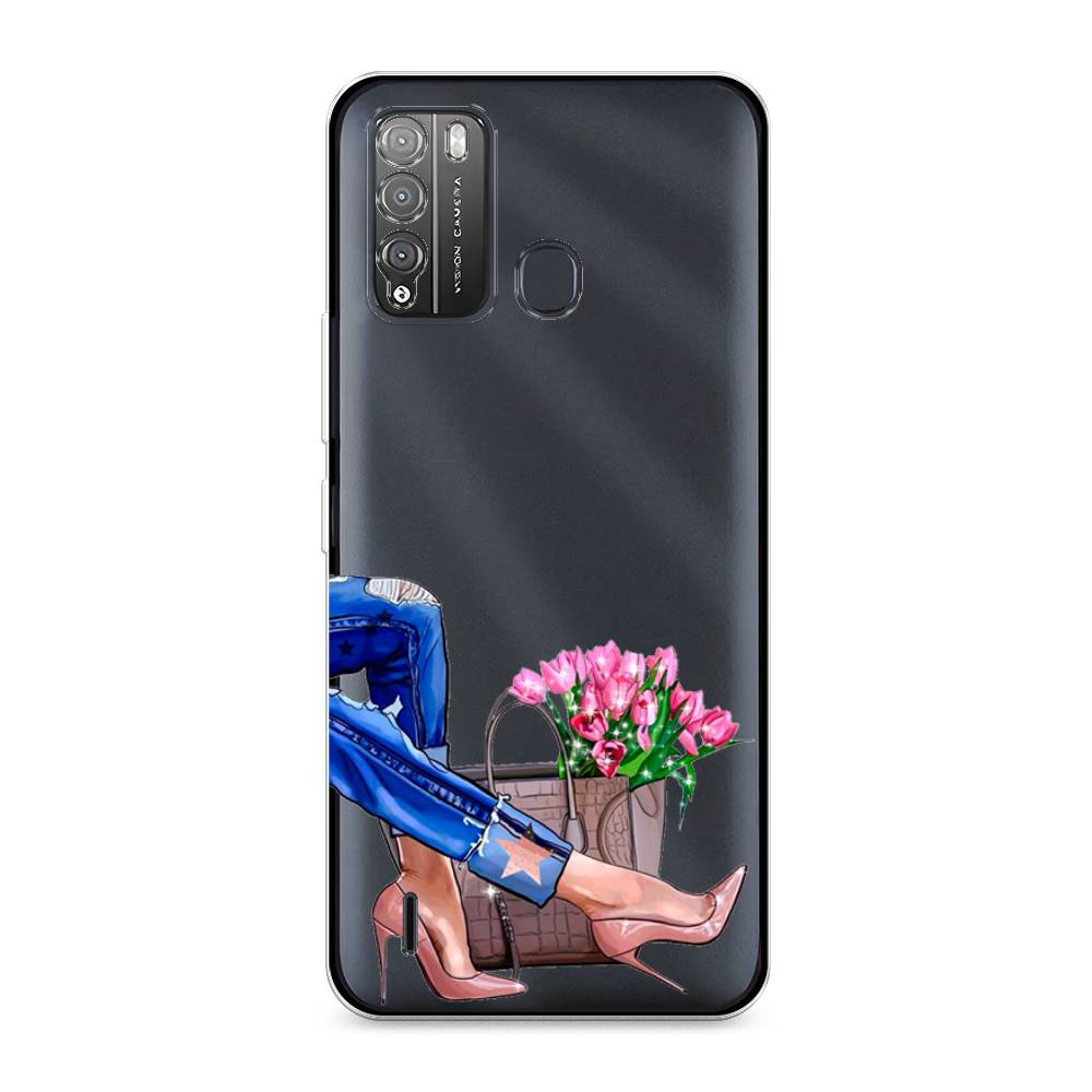 

Чехол Awog на Itel Vision 1 Pro "Каблучки", Разноцветный, 3200350-7
