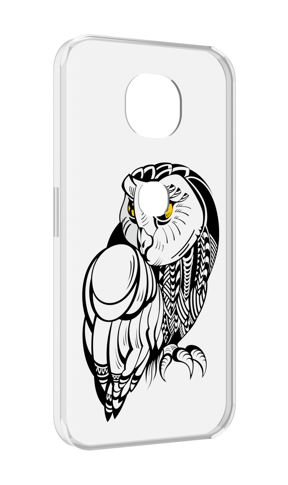 

Чехол MyPads сова-красотка для Motorola Moto G5S (XT1799-2), Прозрачный, Tocco