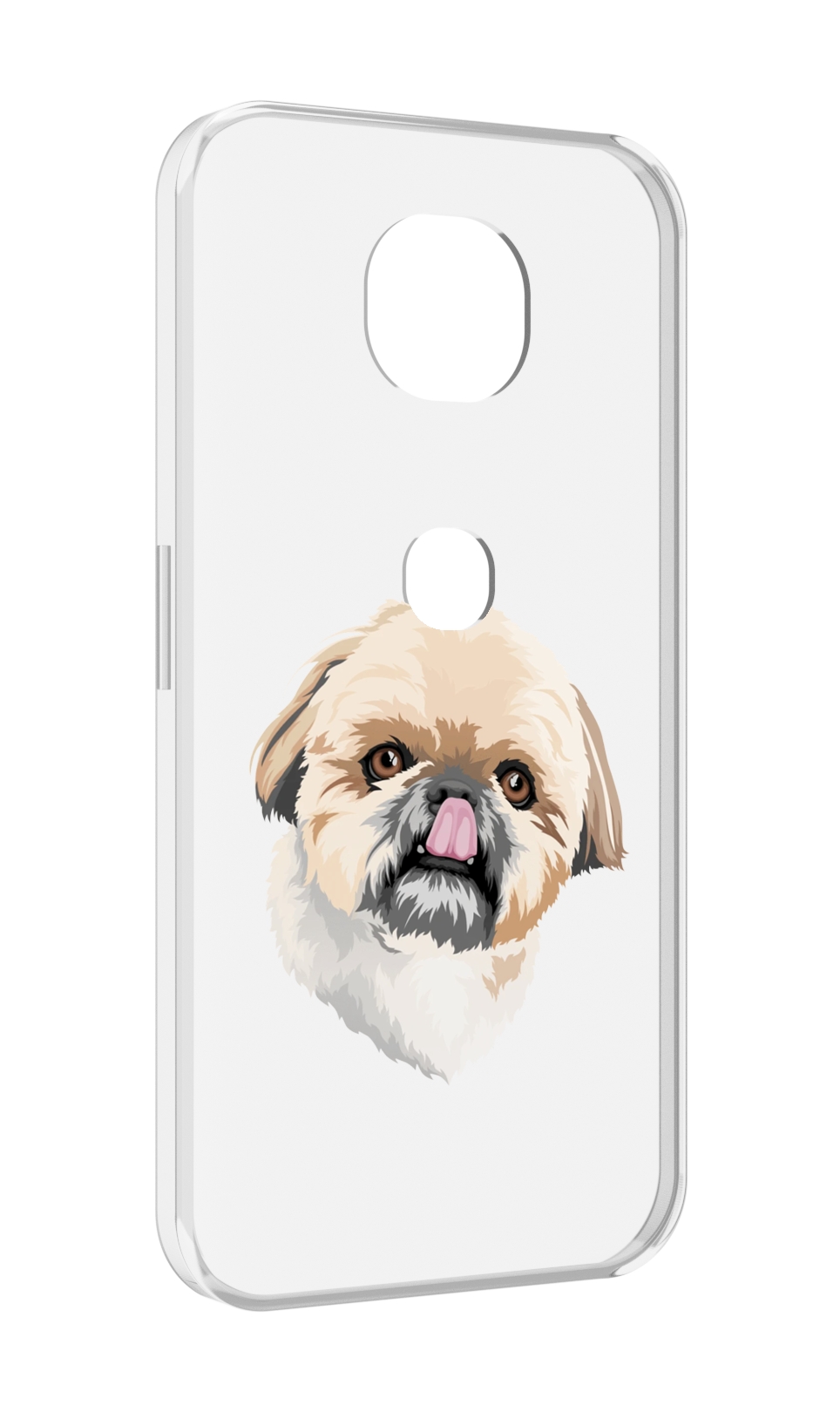 Чехол MyPads собачка-с-язычком для Motorola Moto G5S (XT1799-2)